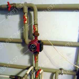 Установка твердотопливного котла в Индустриальном районе