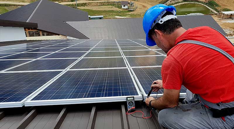 Монтаж (установка) частных солнечных электростанций в Днепре и Днепропетровской области